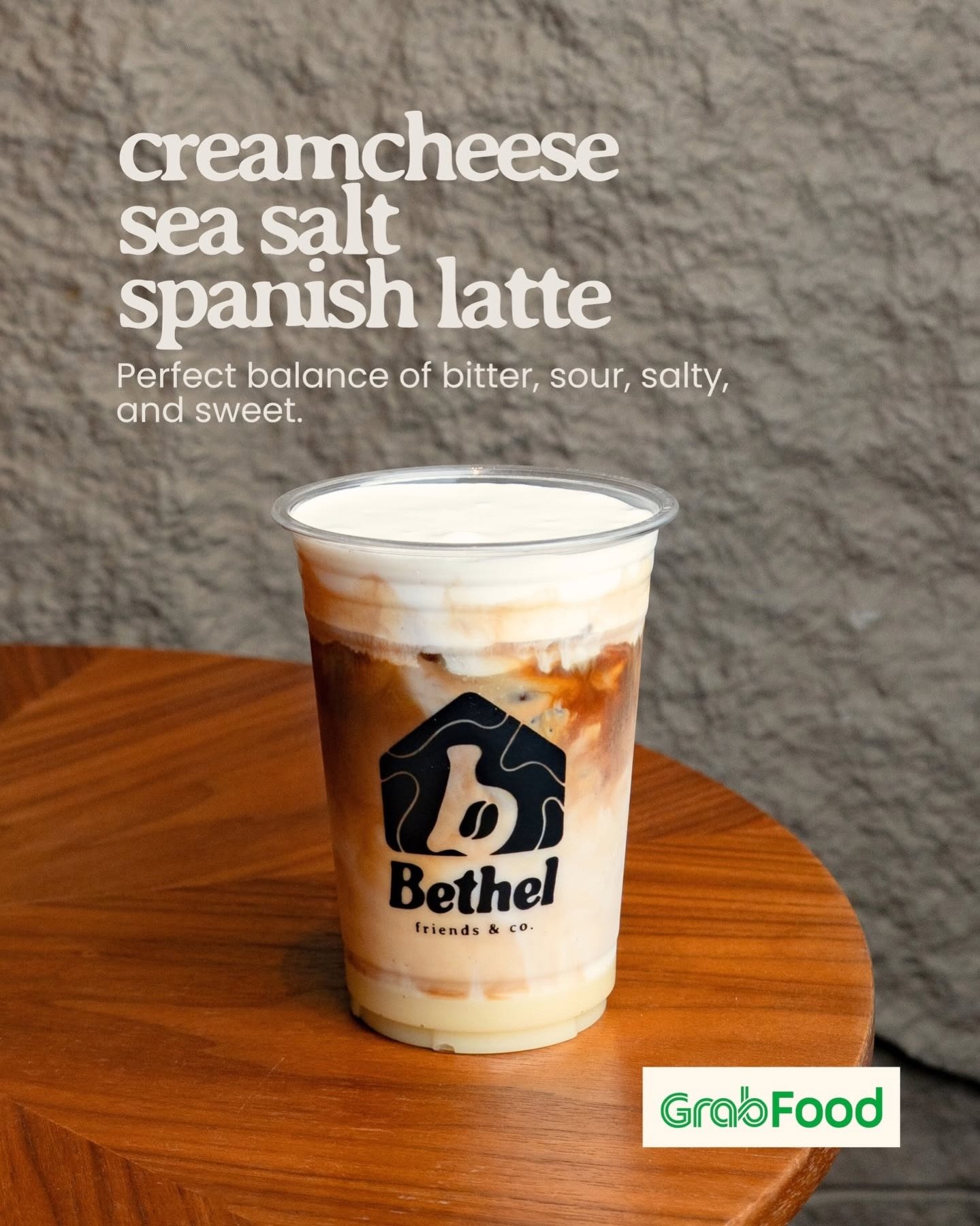 Creamcheese sea salt Spanish latte